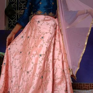 Crop Top With Long Skirt ❤️With Dupatta