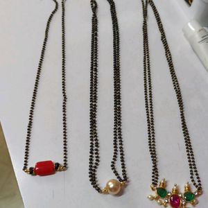 (20 in) Mini Mangalsutras Combo Set