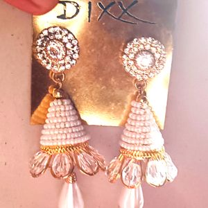 Silver Gold Colour Earrings