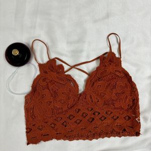 Criss Cross lace Bralette Top