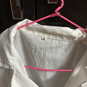 Crop White Shirt