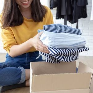 A Box Full Of Clothes