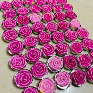 rose tlight candles for diwali