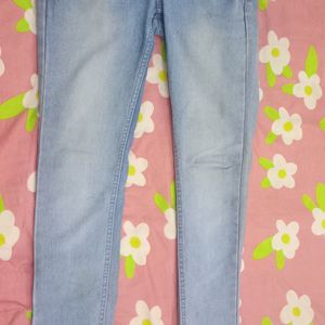 A Sky Blue Skinny Jeans