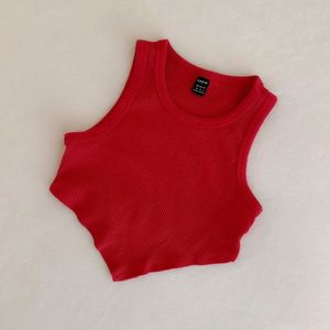 Red Streetwear Croptop XS