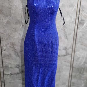 Royal Blue Long Dress 👗