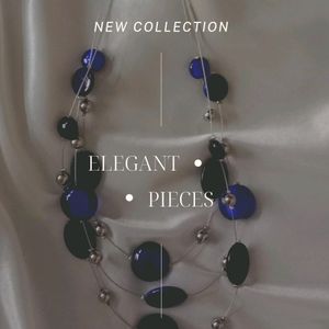 Blue Beaded Necklace