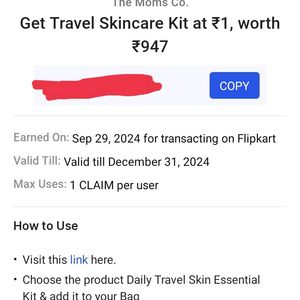 Travel Skincare Kit At Just 1 Rs