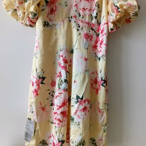 Le Chateau Floral Dress From France