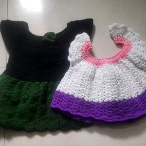 Combo Set For 0-6 Month Baby Girl Frock