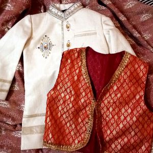 (2 Set)Top And Coat Traditional Dress For Kids