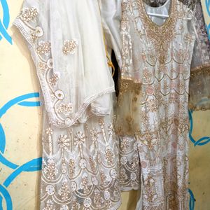 Pakistani Suit Set With Duppata