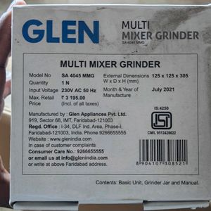 Glen Mixer Grinder