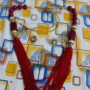 Motiyon Ki Mala and earrings