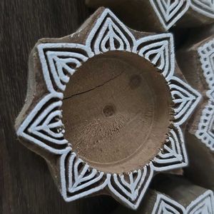 Wooden Candles : NEW STYLE RANGOLI