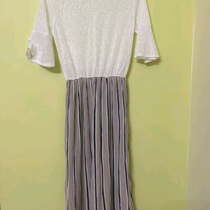 A-line Mid Length Dress