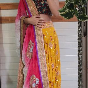 Heavy Sequin Work Lehenga Choli