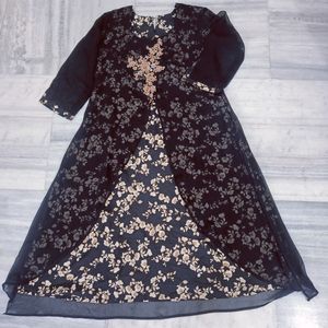 Black Georgette Frock