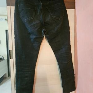 Black Ankle Length Denim