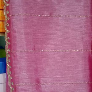 Jinmi Chu Pink Saree