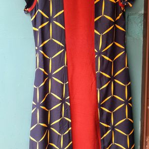 Kurti With Stitched Shrug