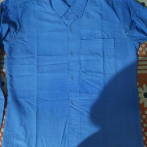 Men Formal Blue Shirt