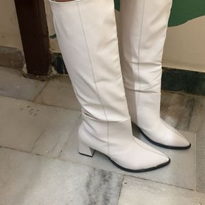 White Cow Girl Boots