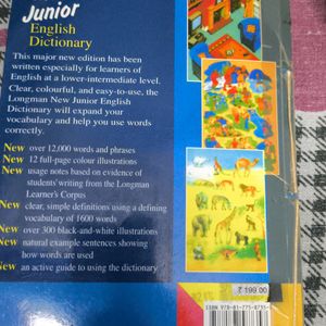 Longman New Junior English Dictionary