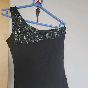 Unused Black Party Top