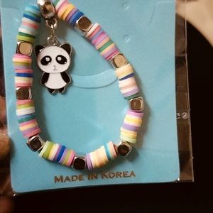 Kid's Bracelet With Panda Charm.