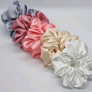 5 Silk Satin Hair Scrunchie Combo Pack