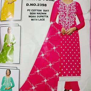 Cotton Blend Unstitched Suit Length