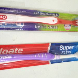 Combo Toothbrush Toothpaste Tonguecleaner Comb