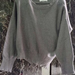 Oversized Drop Shoulder Sweater For Women