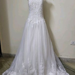 Princess Halter Neck Organza Gown