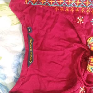 Maroon Tunic For Women And Girls