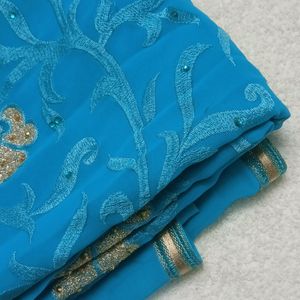 Mom's Saree - Sea Green Colour