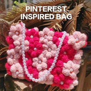 Lowest Price Sale 🚨Aesthetic Flower Crochet Bag🎀