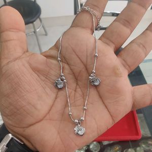 925 Sterling Silver Anklets Single Pair