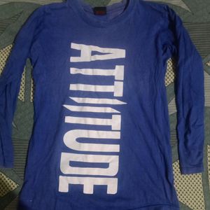 Attitude Design Full Sleeves Tshirt For Women