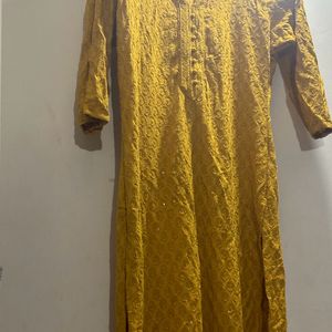 yellow kurti