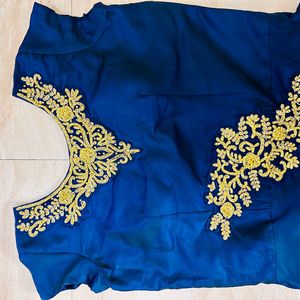 Royal Blue Color Ethnic Princess 👑 Gown