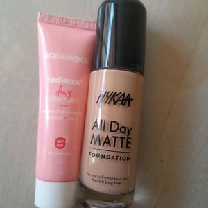 Foundation With One Free AQUALOGICA SUNSCREEN