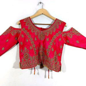 Blouse- Rose Pink & Gold (Women)