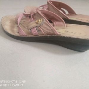 Pink Color Ladies Footwear