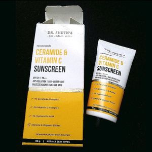 Dr Sheth's Ceramide & Vitamin Sunscreen 🧴