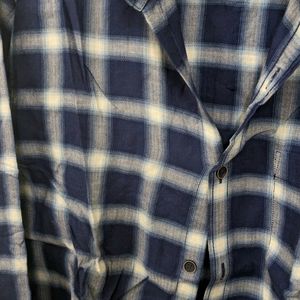 Peter England Checkerd Shirt