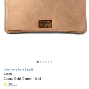 Baggit Golden Brown Clutch