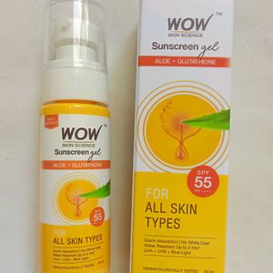 Wow Sunscreen Gel for all Skin Types