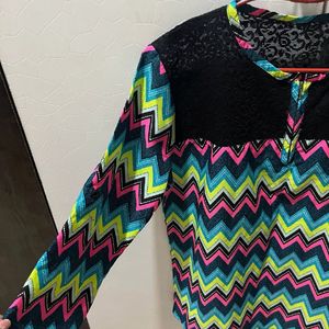 Multicolour Tunic Top